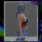 Hair with a headband MP Female 1.0