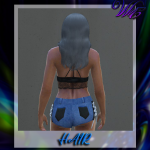Hair with a headband MP Female 1.0