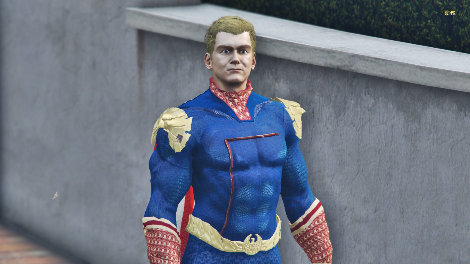 Homelander V1 from THE BOYS W/ Cloth Physics [Add-On Ped] – GTA 5 mod