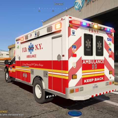 FDNY / LSFD Ambulance [ELS] [Non ELS] [Fivem/Replace] 1.60 – GTA 5 mod