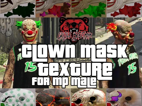 MP Clown Mask Texture 1.0