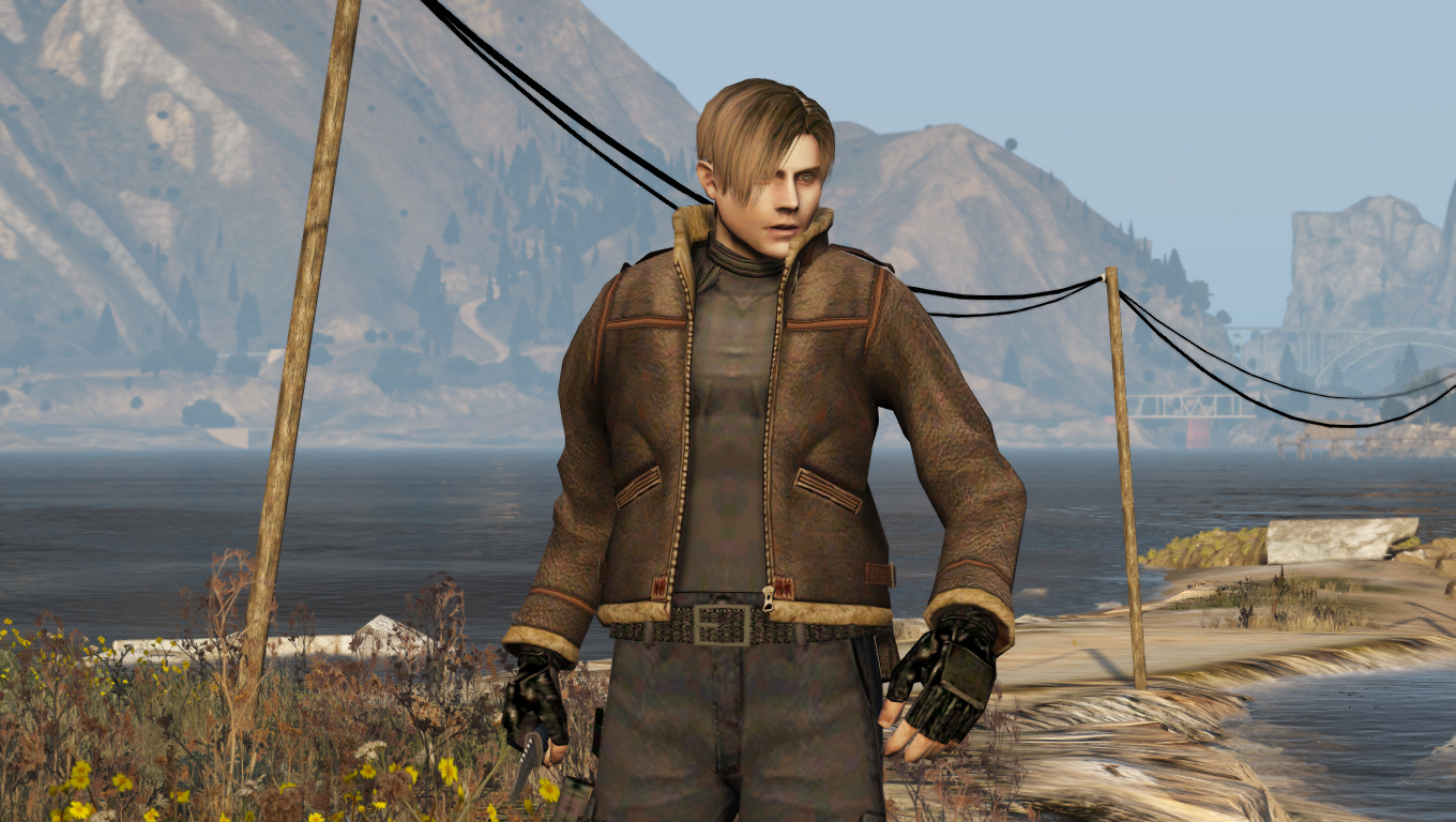 RE4 - Leon S.Kennedy [Add-On Ped] V1.2 – GTA 5 mod