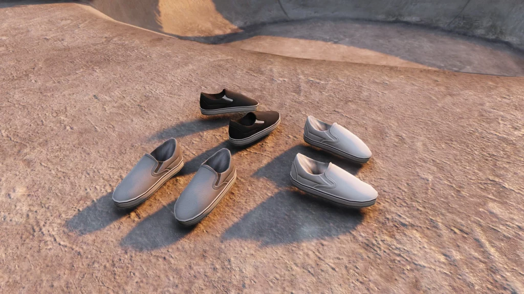 Retextured Slip-Ons for MP Female