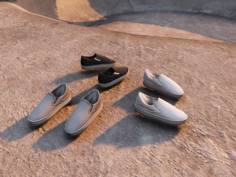 Retextured Slip-Ons for MP Female