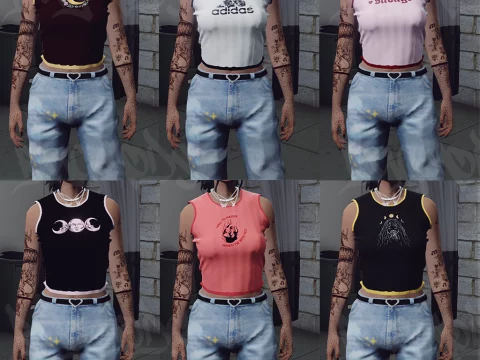 Sleeveless Aesthetic Shirt