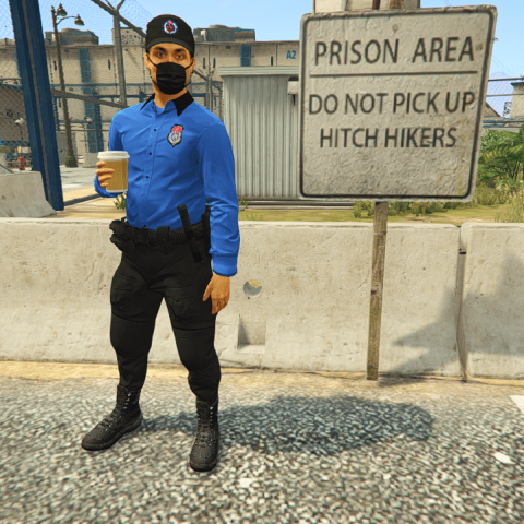 Turkish Prison Guard Ped 1.0 – Gta 5 Mod