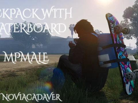 Backpack and Skaterboard MPmale