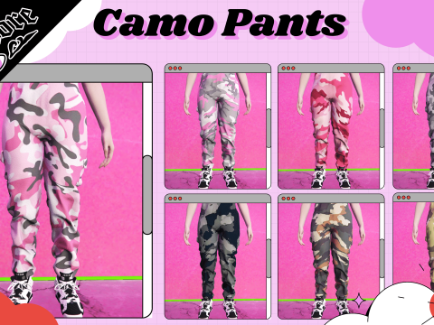Camo Pants For MP Female 1.0