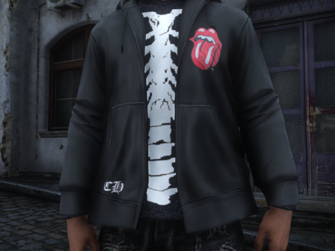 Chrome Hearts × The Rolling Stones Hoodie for MP Male 1.0