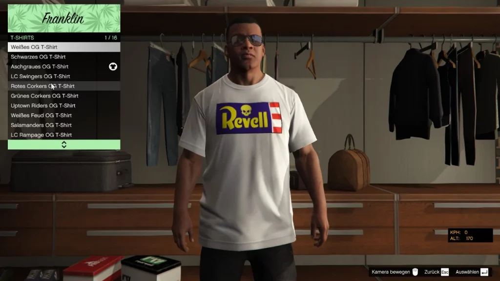 Custom T-Shirt Pack for Franklin a-p 1.1