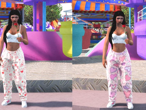 Valentine's Day Sweats Retextures for MP Female / Male 1.0