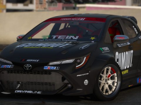 Formula Drift Toyota Corolla #411 [Add-On / Replace | LODs | Unlocked] 1.0