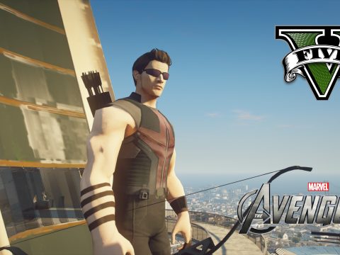 Hawkeye Marvel's Avengers [Add-On Ped] 2.0