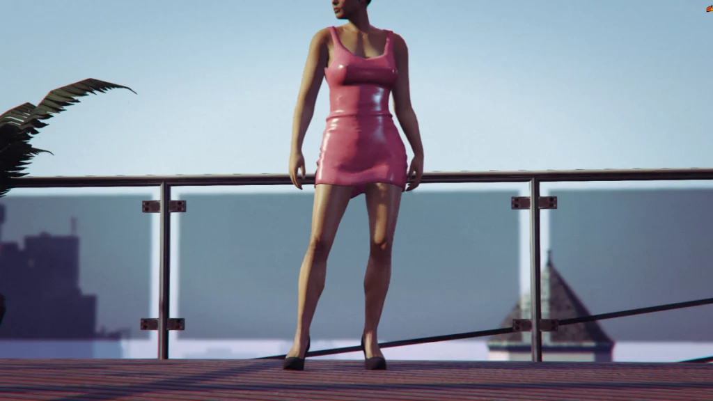 Maximum Latex Dress retexture for MP Female 1.0