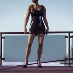 Maximum Latex Dress retexture for MP Female 1.0