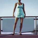 Maximum Latex Dress retexture for MP Female 1.0
