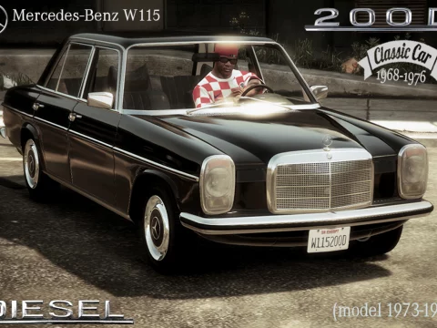 Mercedes-Benz W115 200d + Taxi [Add-On / Replace | LODS] 1.0