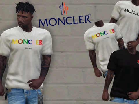 Moncler Loose T-shirts for MP Male