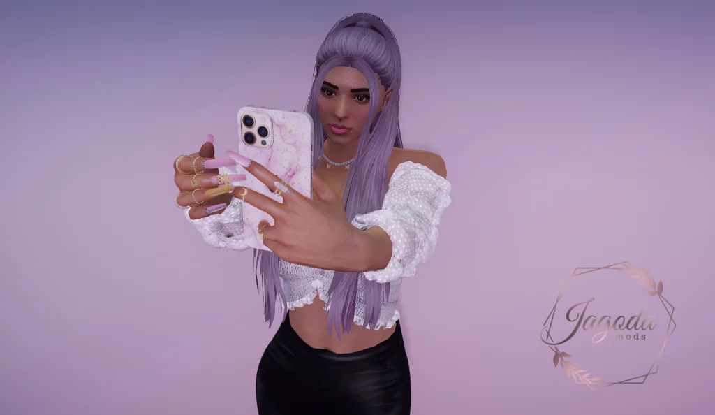 Nails with a teddy bear for MP Female