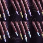 Nails with a teddy bear for MP Female