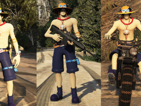 Portgas D Ace [Add-On Ped / FiveM] 1.0