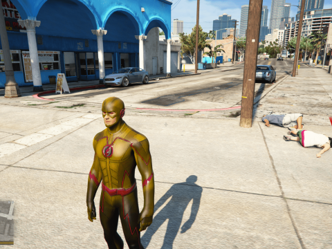 (Retexture) Reverse flash Fortnite model 1.0