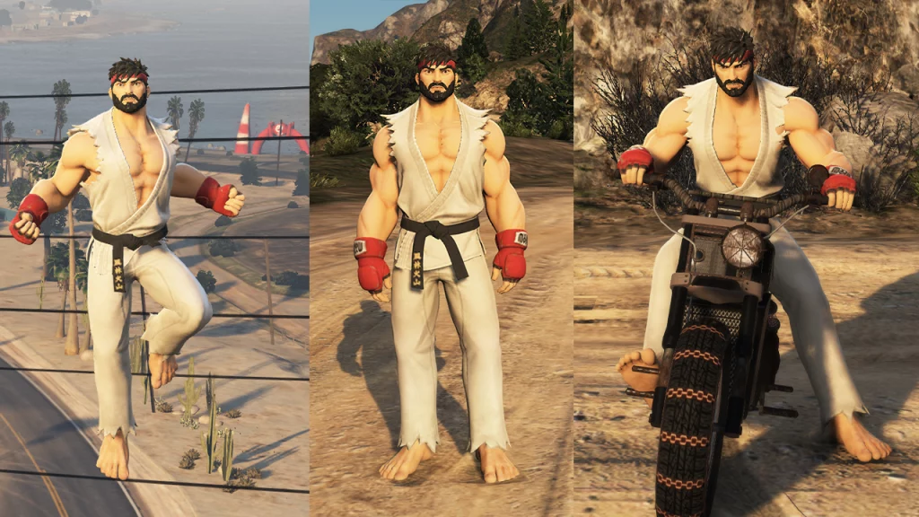 Ryu Street Fighter Fortnite [Add-On Ped / FiveM] 