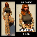 Sanza OverAll for MP Female 1.0