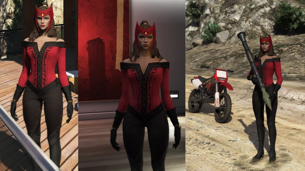 Scarlet Witch marvel [Add-On Ped / FiveM]