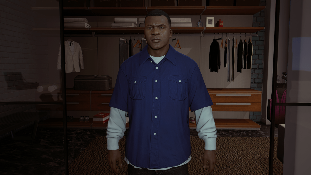 Updated Franklin's Shirt Textures [Replace] 1.0