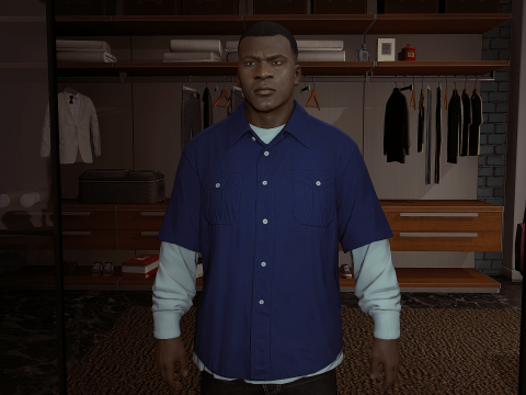 Updated Franklin's Shirt Textures [Replace] 1.0