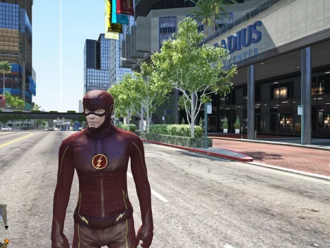 The Flash Season 1 final serie retexture and Barry Allen 1.0