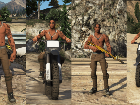 Travis Scott Fortnite [Add-On Ped / FiveM] 1.0