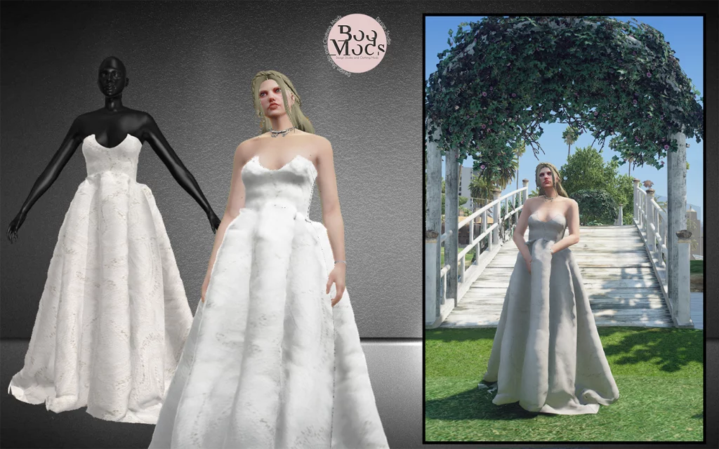 Wedding Dress for MP Female 1.0