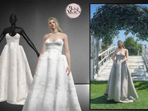 Wedding Dress for MP Female 1.0