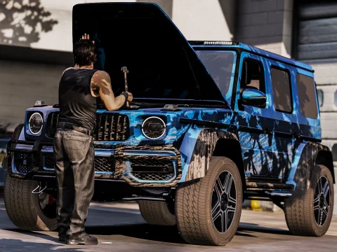 2019 Mercedes-Benz G63 4X4 [Add-On]