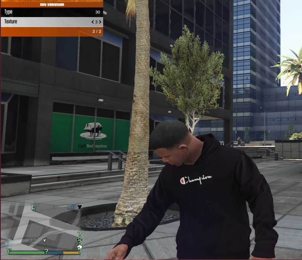 4 Real black hoodie for Franklin 1.0