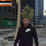 4 Real black hoodie for Franklin 1.0