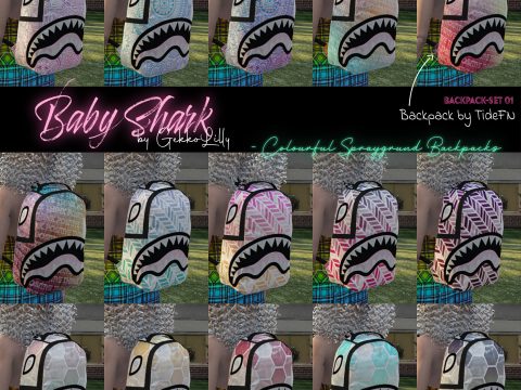 Baby Skark - Backpacks for Male & Female MP 1.0