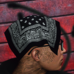 Black Paisley Bandana 1.0