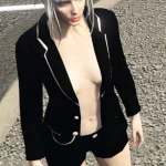 Black suit V.2 + black hood for MP male & female 1.0