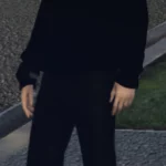 Black suit V.2 + black hood for MP male & female 1.0