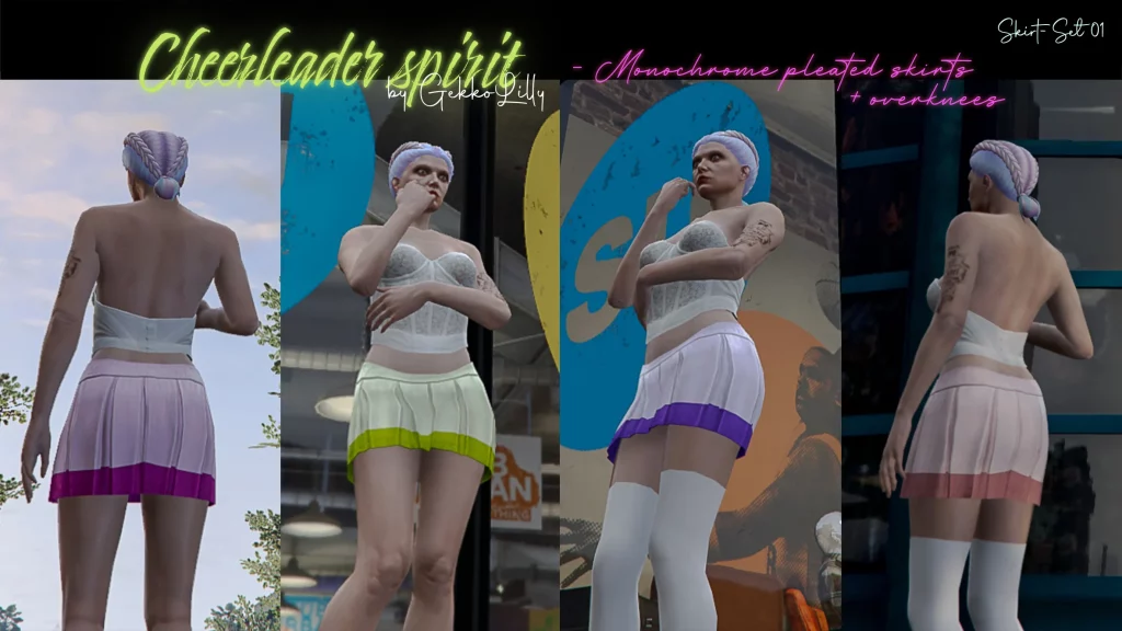 Cheerleader Spirit - skirt + overknees for MP Female 1.0 