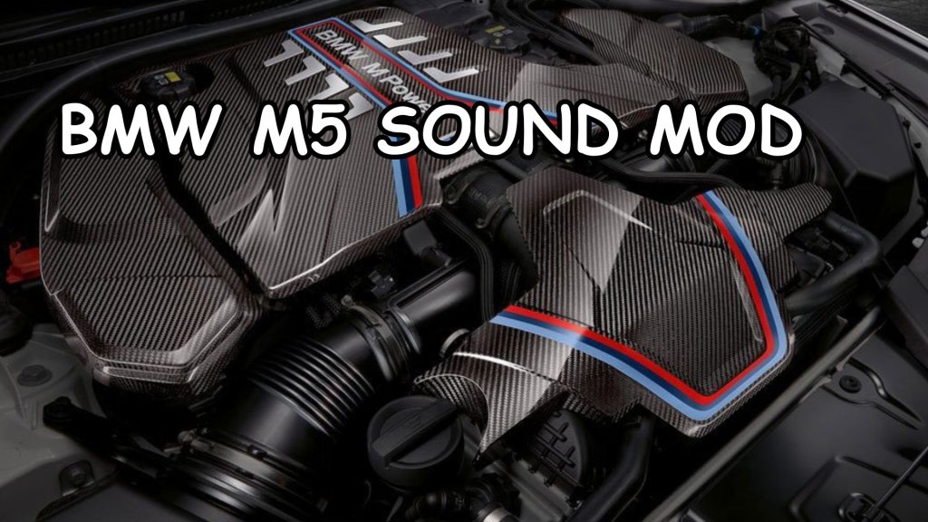 Custom BMW M5 Sound mod [Add-On SP / FiveM] 1.0 – GTA 5 mod