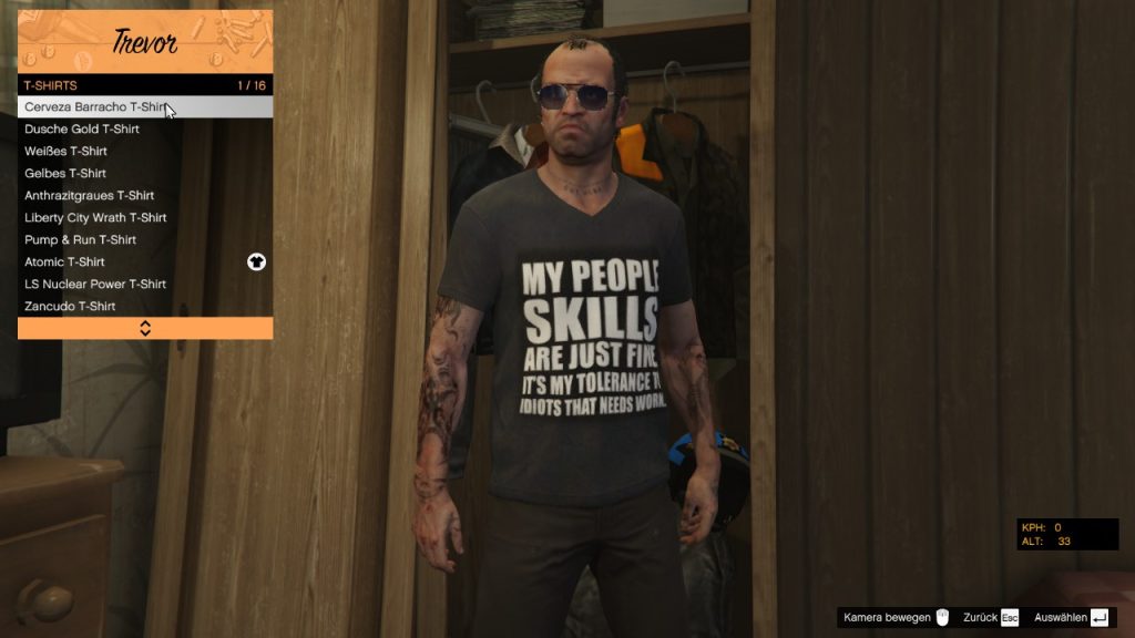 Custom T-Shirt Pack for Trevor a-p 1.1