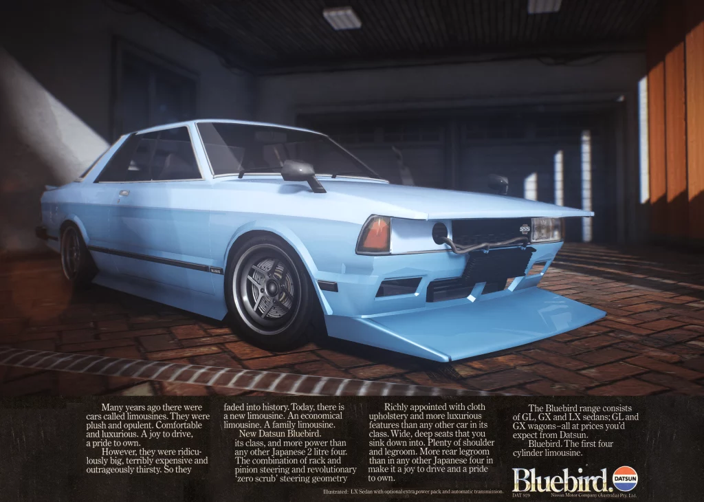 Datsun Bluebird 910 SSS [Add-On | Tuning | RHD ] 1.0