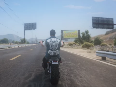 [MP Male] Denim Lost MC Vest 1.0