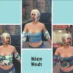 Denim Top for MP Female 1.0
