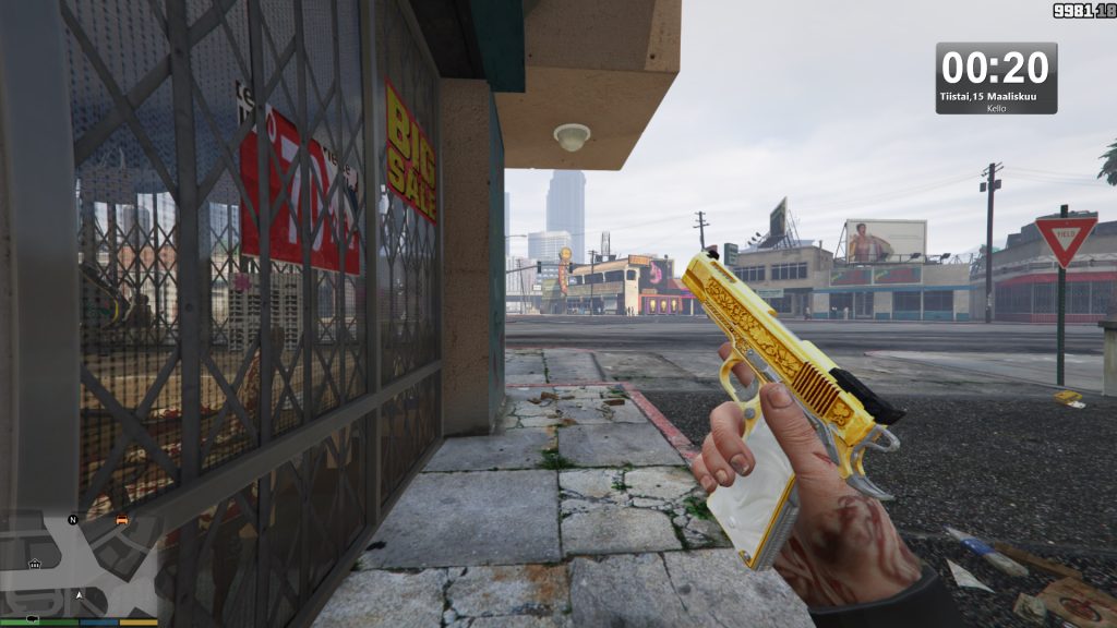 Double-Tone Golden Engraved 1911 Springfield Texture Mod 1.1