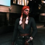 Double braids hair for MP Female 1.0